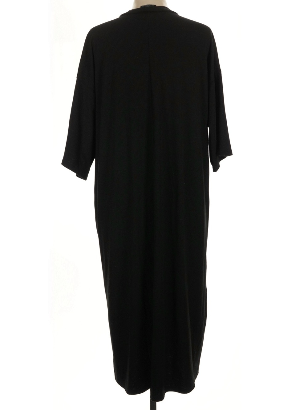 Dressed in Lala Ribbed Ozzy Dress in Black - Picture 3 of 7